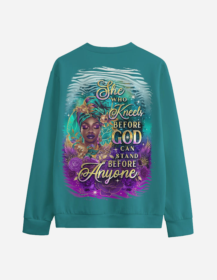 She Kneels Before God Iconic Crewneck