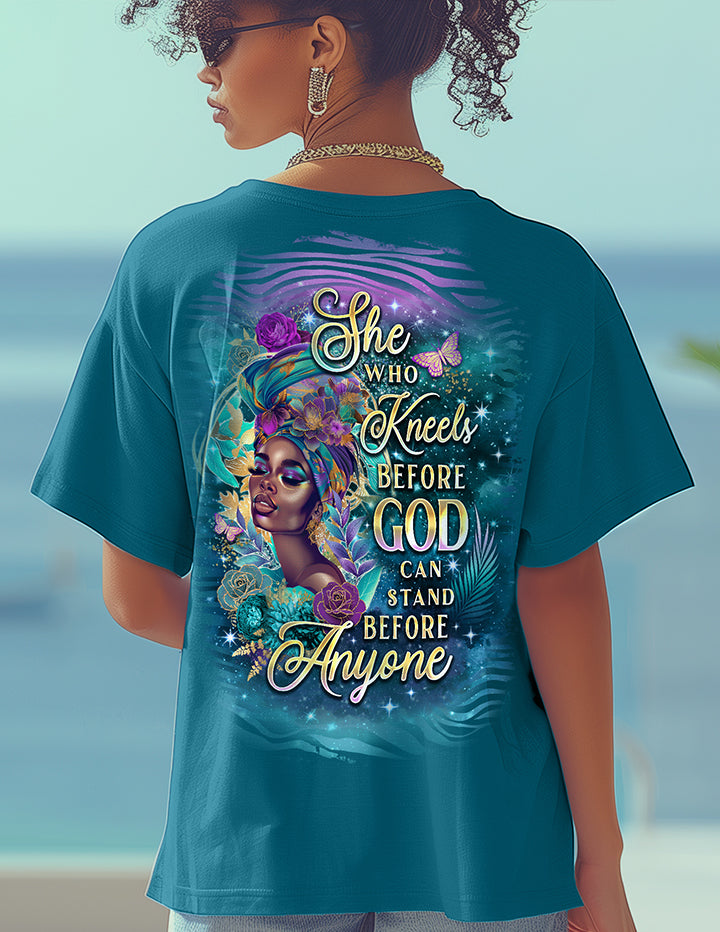 She Kneels Before God Radiant Tee