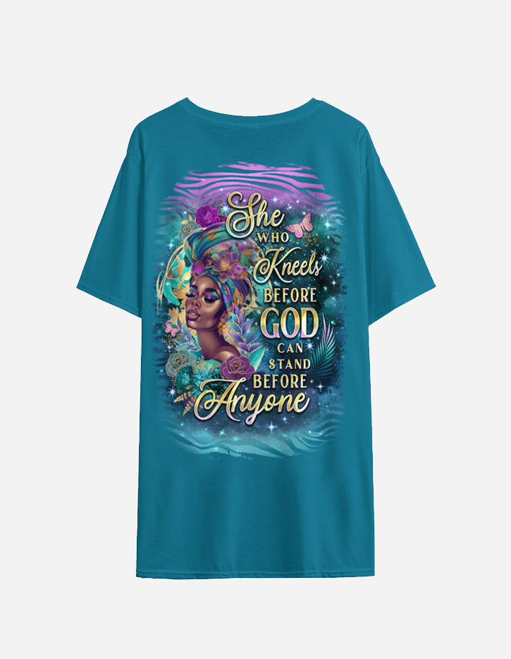 She Kneels Before God Radiant Tee
