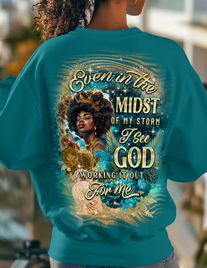 Even In The Midst Iconic Crewneck