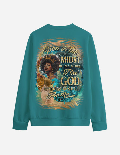 Even In The Midst Iconic Crewneck