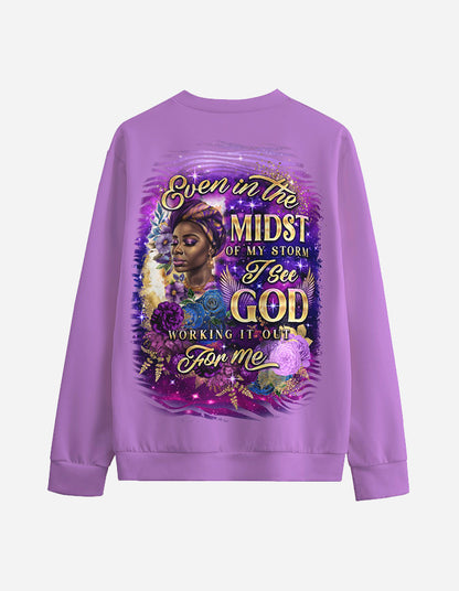 Even In The Midst Graceful Crewneck