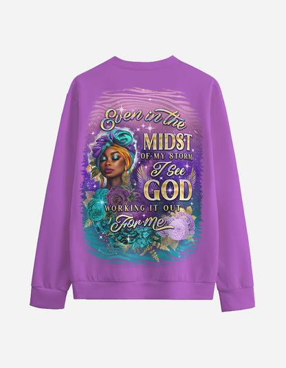 Even In The Midst Devoted Crewneck