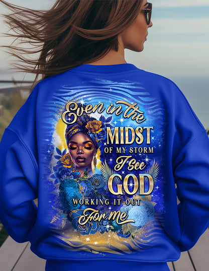 Even In The Midst Royal Crewneck