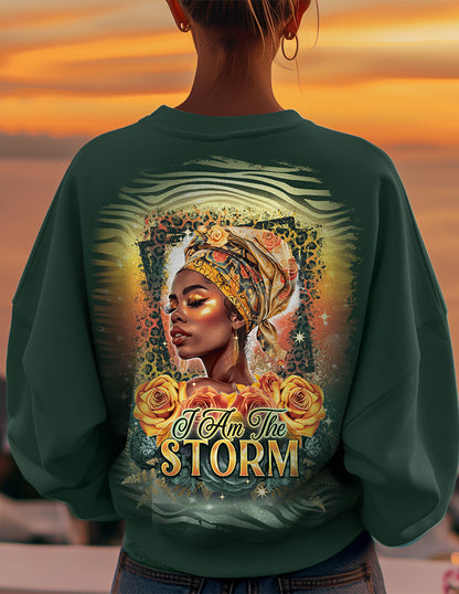 I Am The Storm Evergreen Crewneck