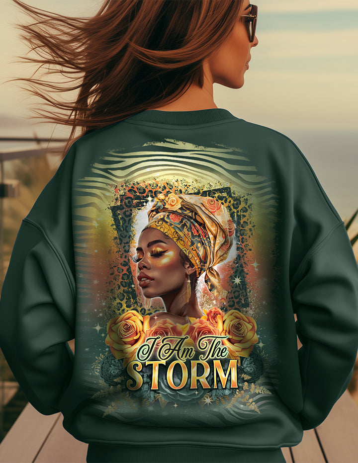I Am The Storm Evergreen Crewneck