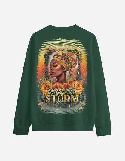 I Am The Storm Evergreen Crewneck