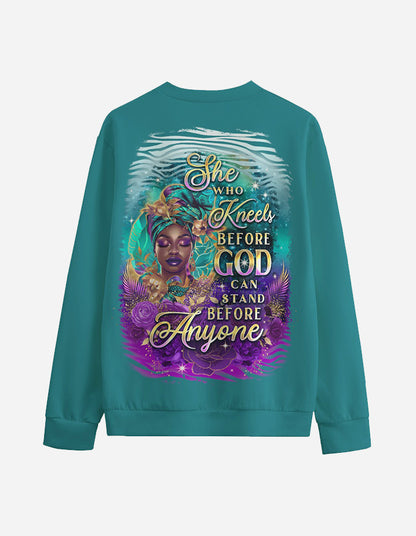She Kneels Before God Iconic Crewneck