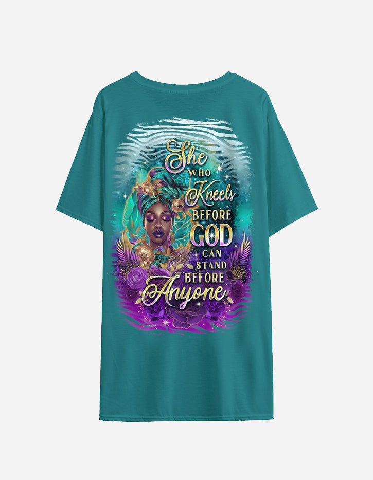 She Kneels Before God Iconic Tee