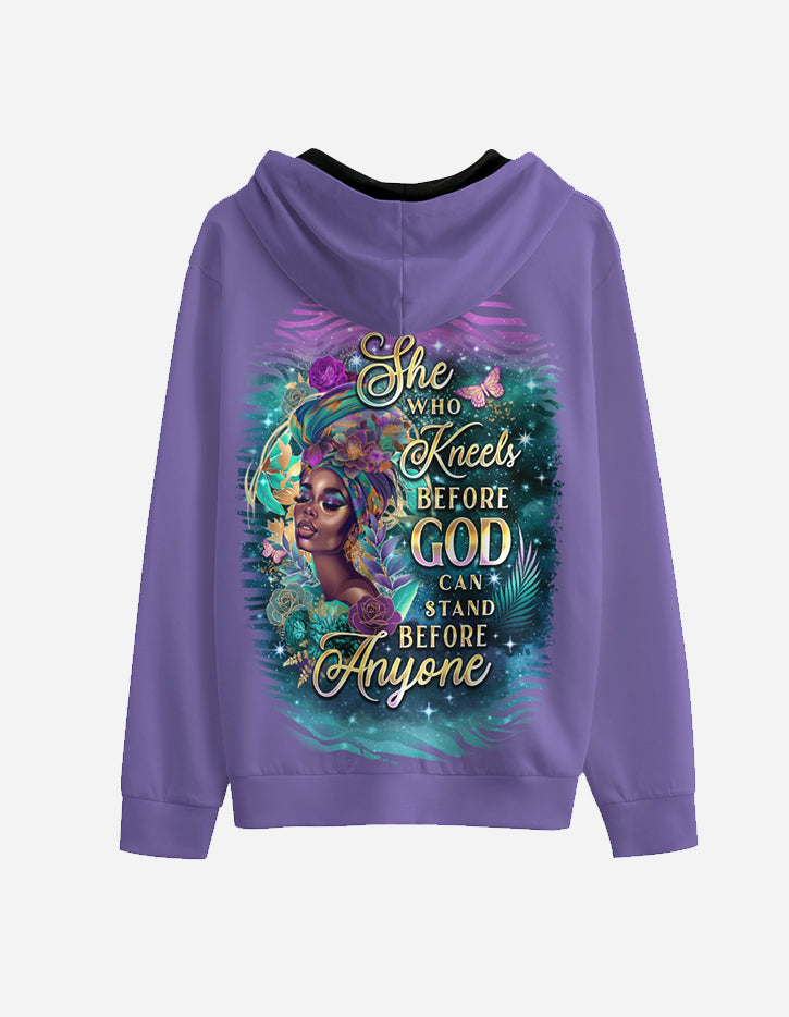 She Who Kneels Before God Fierce Hoodie