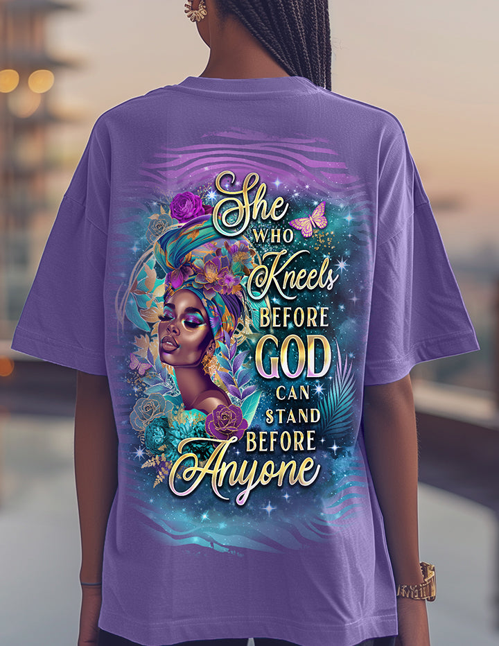 She Kneels Before God Fierce Tee
