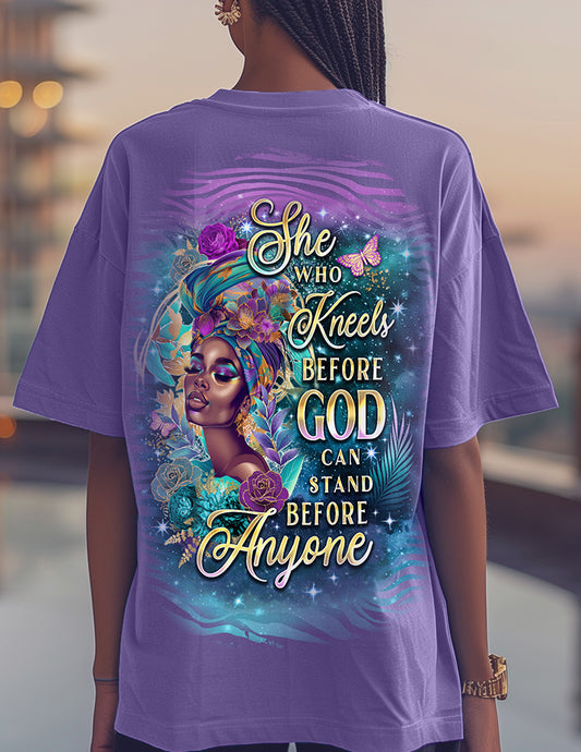 She Kneels Before God Fierce Tee