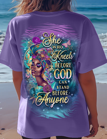 She Kneels Before God Fierce Tee