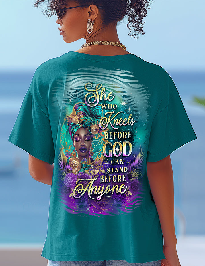 She Kneels Before God Iconic Tee