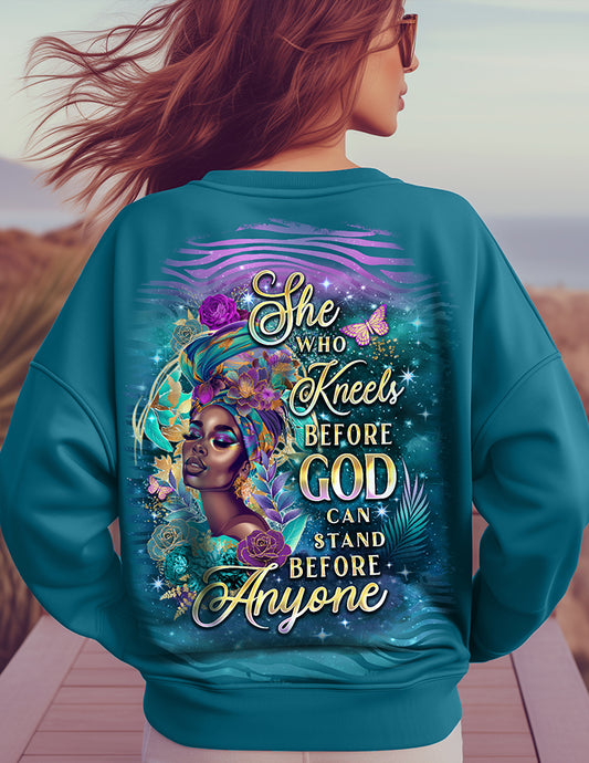 She Kneels Before God Radiant Crewneck
