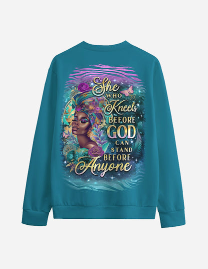 She Kneels Before God Radiant Crewneck