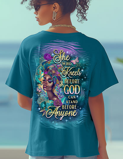 She Kneels Before God Radiant Tee
