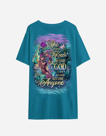 She Kneels Before God Radiant Tee