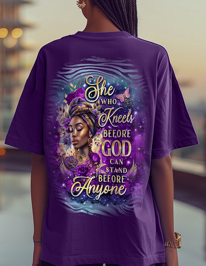 She Kneels Before God Majestic Tee