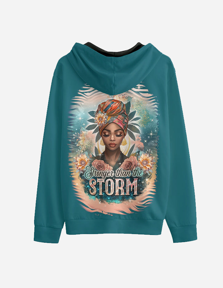 Stronger Than The Storm Bold Hoodie